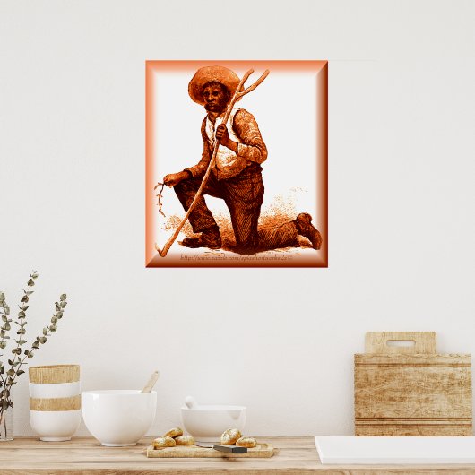 "The Tracker~Australian Aborigine" Poster (Küche)