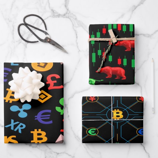 The Trader Dream Collection Kerzenchart Geschenkpapier Set (Vorderseite)