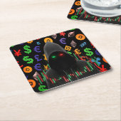 The Trader Dream Collection Kerzenchart Rechteckiger Pappuntersetzer (angewinkelt)
