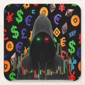 The Trader Dream Collection Kerzenchart Rechteckiger Pappuntersetzer (Vorderseite)