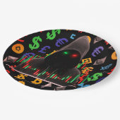 The Trader Dream Collection Kerzencharts Pappteller (Schrägansicht)