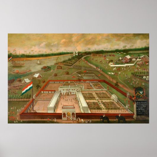 The Trading Post of the Dutch East India Company Poster (Vorne)