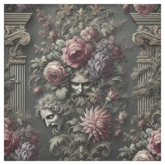 The Tragedy Chorus - Gothic Statement Tile Stoff (Muster)