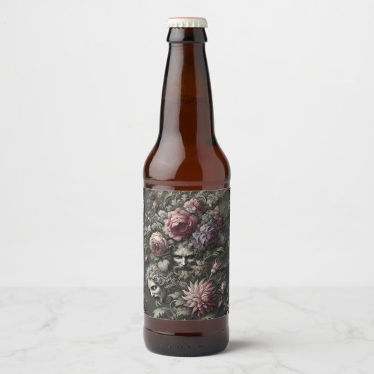 The Tragedy Chorus - Gotisches Viktorianisches Des Bierflaschenetikett (Vorderseite)