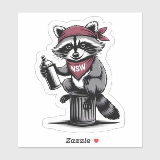 The Trash King Aufkleber (Blatt)