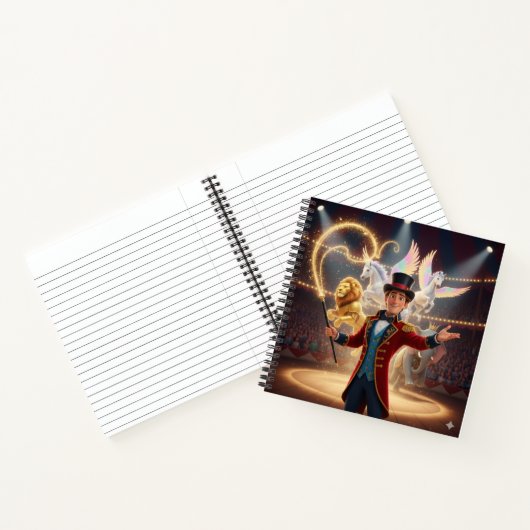 The Traveling Circus Ringmaster Notebook Notizblock (Innenseite)