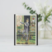 "The Traveling Quack" Schlangenöl-Verkäufer Postkarte (Stehend Vorderseite)