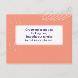 The Treasure Hunt Game - Clue #2 - Hairbrush Postkarte