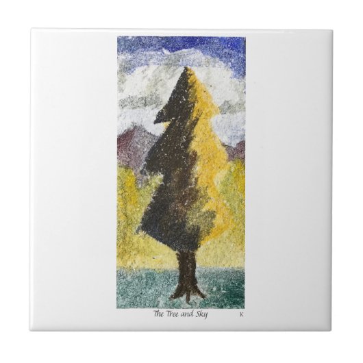 The Tree and Sky Fliese (Vorderseite)