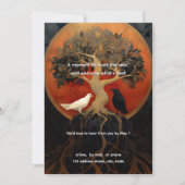 The Tree Between Worlds | Tree of Life R&B Einladung (Rückseite)