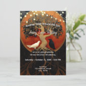 The Tree Between Worlds | Tree of Life R&B Einladung (Stehend Vorderseite)