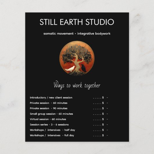 The Tree Between Worlds | Tree of Life R&B Flyer (Vorne)