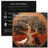 The Tree Between Worlds | Tree of Life R&B Quadratische Visitenkarte