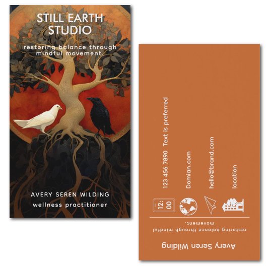 The Tree Between Worlds | Tree of Life R&B Visitenkarte