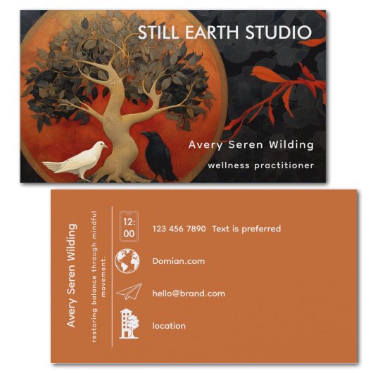 The Tree Between Worlds | Tree of Life R&B Visitenkarte