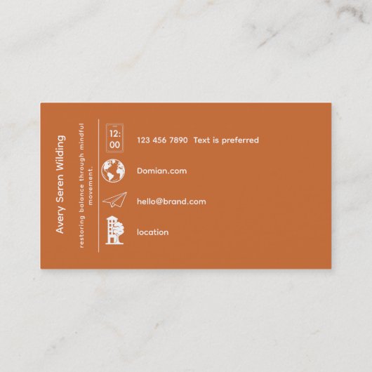 The Tree Between Worlds | Tree of Life R&B Visitenkarte (Rückseite)