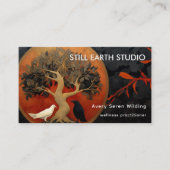 The Tree Between Worlds | Tree of Life Red/Blk Visitenkarte (Vorderseite)