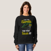 The Tree Giveth The Tree Taketh Away Disc Golf Sweatshirt (Vorne ganz)