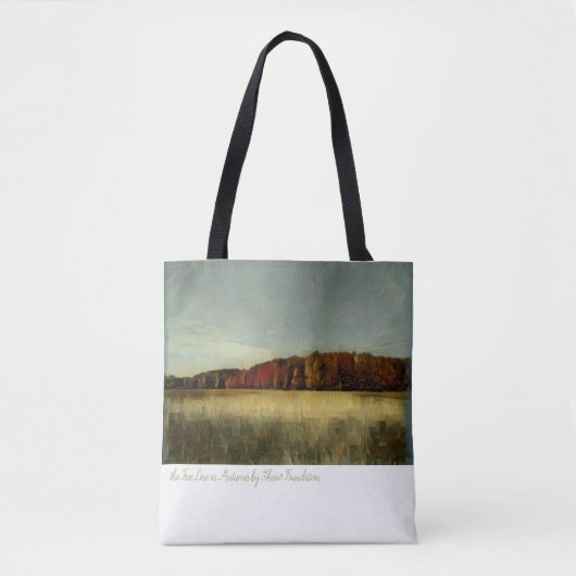 The Tree Line im Herbst - Artist - Shaw Foundation Tasche (Vorderseite)