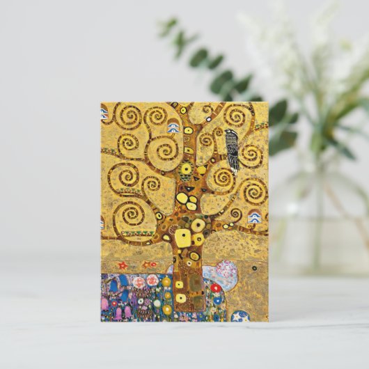 "The Tree of Life" Postkarte (Stehend Vorderseite)