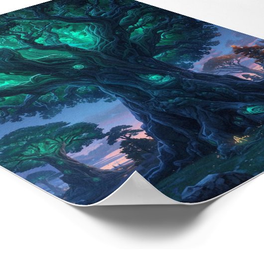 The Tree that holds magic Poster (Ecke)