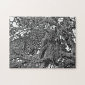 The Trees Have Eyes Bobcat And Owl Jigsaw Puzzle (Horizontal)