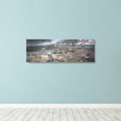 The Trench on Hill 468 - Wrapped Canvas Leinwanddruck (Insitu (Holzboden))