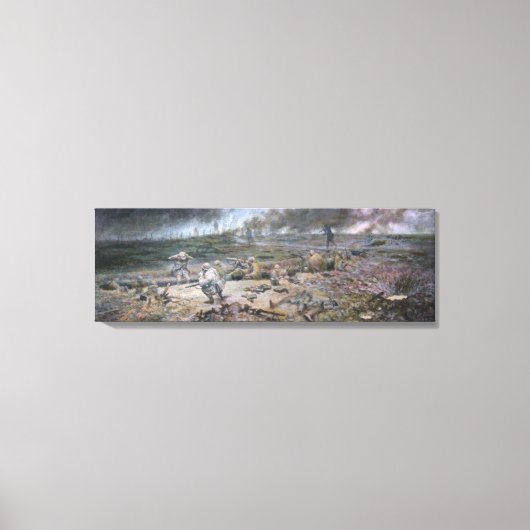 The Trench on Hill 468 - Wrapped Canvas Leinwanddruck (Vorderseite)