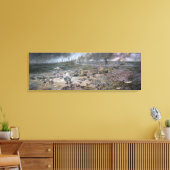 The Trench on Hill 468 - Wrapped Canvas Leinwanddruck (Insitu (Wohnzimmer))