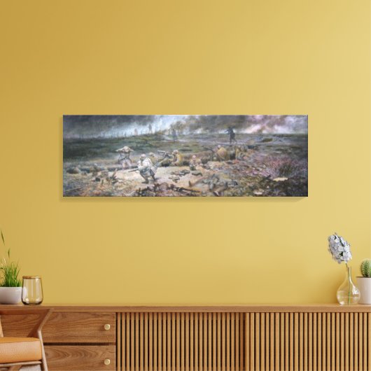 The Trench on Hill 468 - Wrapped Canvas Leinwanddruck (Insitu (Wohnzimmer))