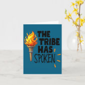 The Tribe Has Sken Torch That Lights The Way Karte (Gelbe Blume)