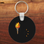 The Tribe Has Sken Torch That Lights The Way Schlüsselanhänger (Vorderseite)