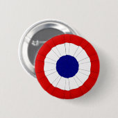 The tricolour cockade – Rosette Button (Vorne & Hinten)