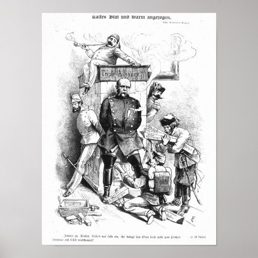 The Triple Alliance, from 'Bismarck Poster (Vorne)