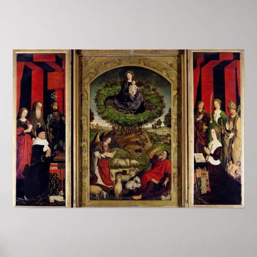 The Triptych of Moses and the Burning Bush Poster (Vorne)