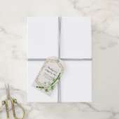 The Tropical Imperial Bamboo Garden Wedding  Geschenkanhänger (Mit Garn)