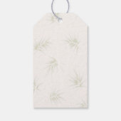 The Tropical Imperial Bamboo Garden Wedding  Geschenkanhänger (Rückseite)