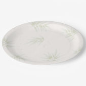 The Tropical Imperial Bamboo Garden Wedding  Pappteller (Schrägansicht)