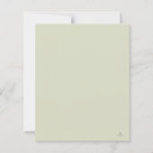 The Trowel -Botanists Pause- Minimalist Stationary (Rückseite)