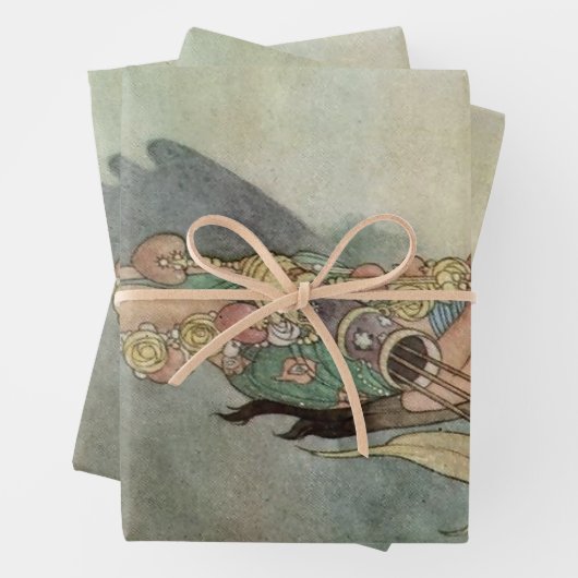 "The True Lover" von Charles Robinson Geschenkpapier Set (Beispiel)