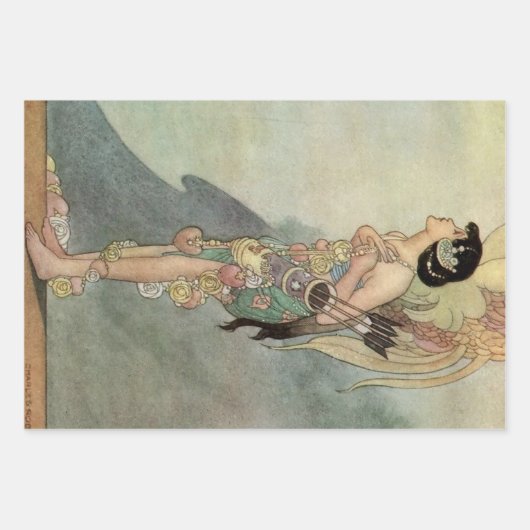 "The True Lover" von Charles Robinson Geschenkpapier Set (Vorderseite)