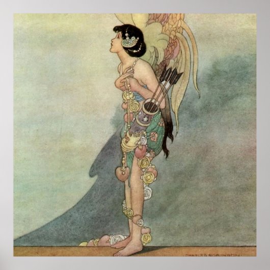 "The True Lover" von Charles Robinson Poster (Vorne)