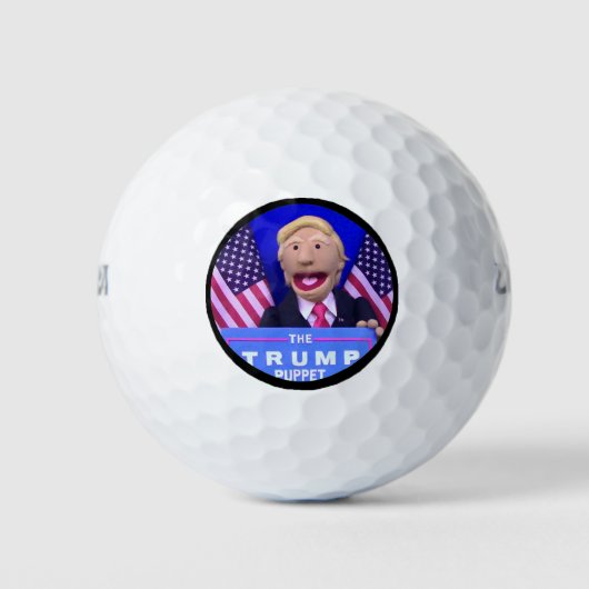 The TrumpPuppet Balls (For Golf) 12 count box Golfball (Vorderseite)