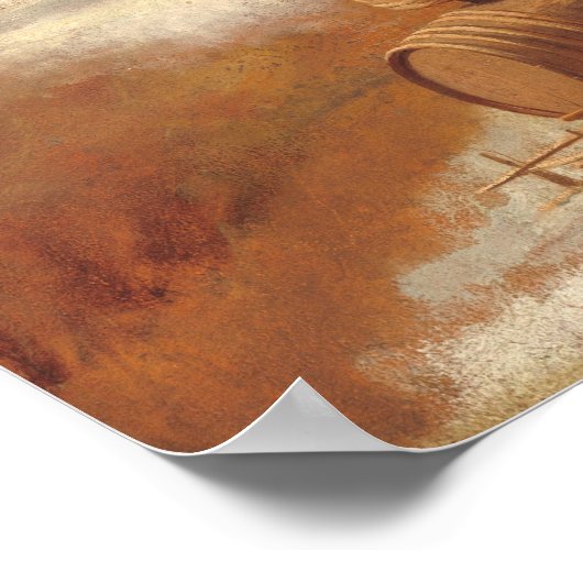 The Trusts - Eastman Johnson Fine Art Poster (Ecke)