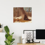 The Trusts - Eastman Johnson Fine Art Poster (Heimbüro)