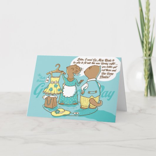 The Truth Hinter d Groundhog Day Card CUSTOMIZABLE Karte (Vorderseite)