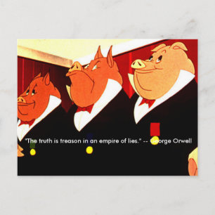 The Truth is Treason Postkarte