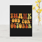 The Turkey Isn't The Only Thing In The Oven Thanks Karte (Gelbe Blume)