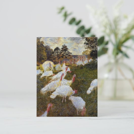The Turkeys by Claude Monet Postkarte (Stehend Vorderseite)