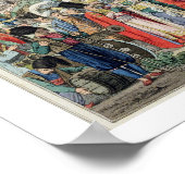 The Turkish Sultan reviewing his Janissaries (engr Poster (Ecke)